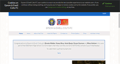 Desktop Screenshot of epsomandewellcolts.co.uk